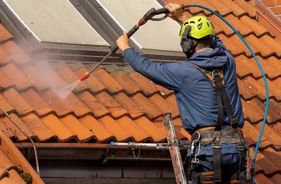 Démoussage et hydrofuge de toiture à Biencourt